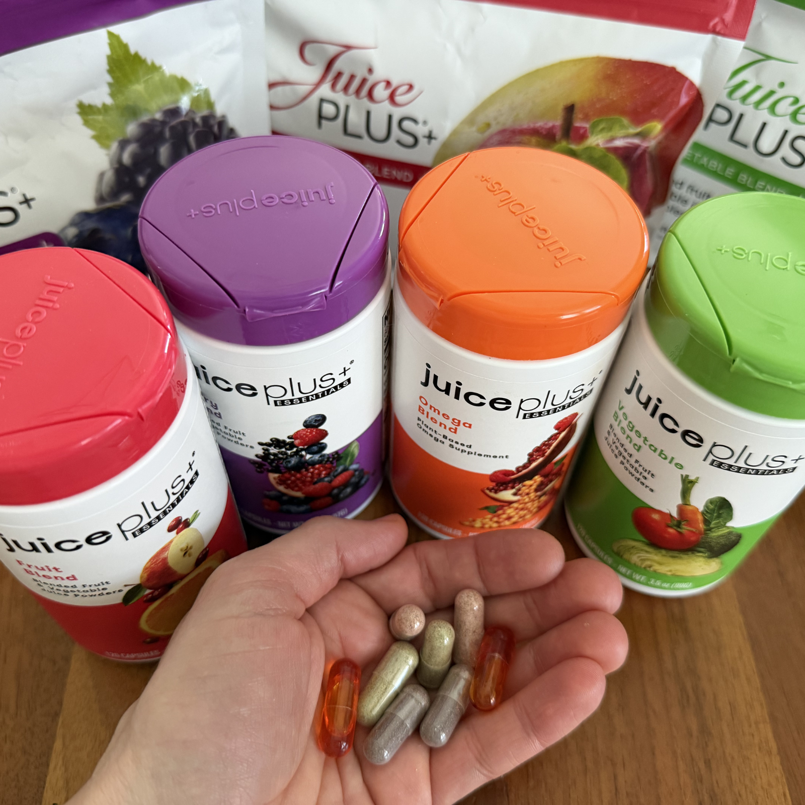 This featured blog graphic for Daily Juice Plus Habits for Better Health highlights the importance of consistent whole-food nutrition as part of a strong wellness foundation. Created for Rachael DeBoy Wellness in San Antonio, Texas, this image supports a blog post written by Rachael DeBoy, a highly trained wellness educator with over 10 years of experience helping families prioritize hydration, sleep, movement, and nutrition. The graphic represents her simple, sustainable approach to improving daily health habits through plant-based supplementation and intentional routines.